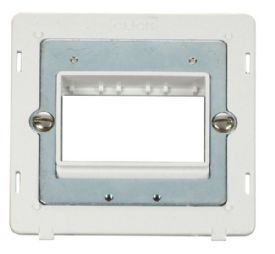 SIN403PW  Definity 1 Gang Plate Triple Aperture Insert White